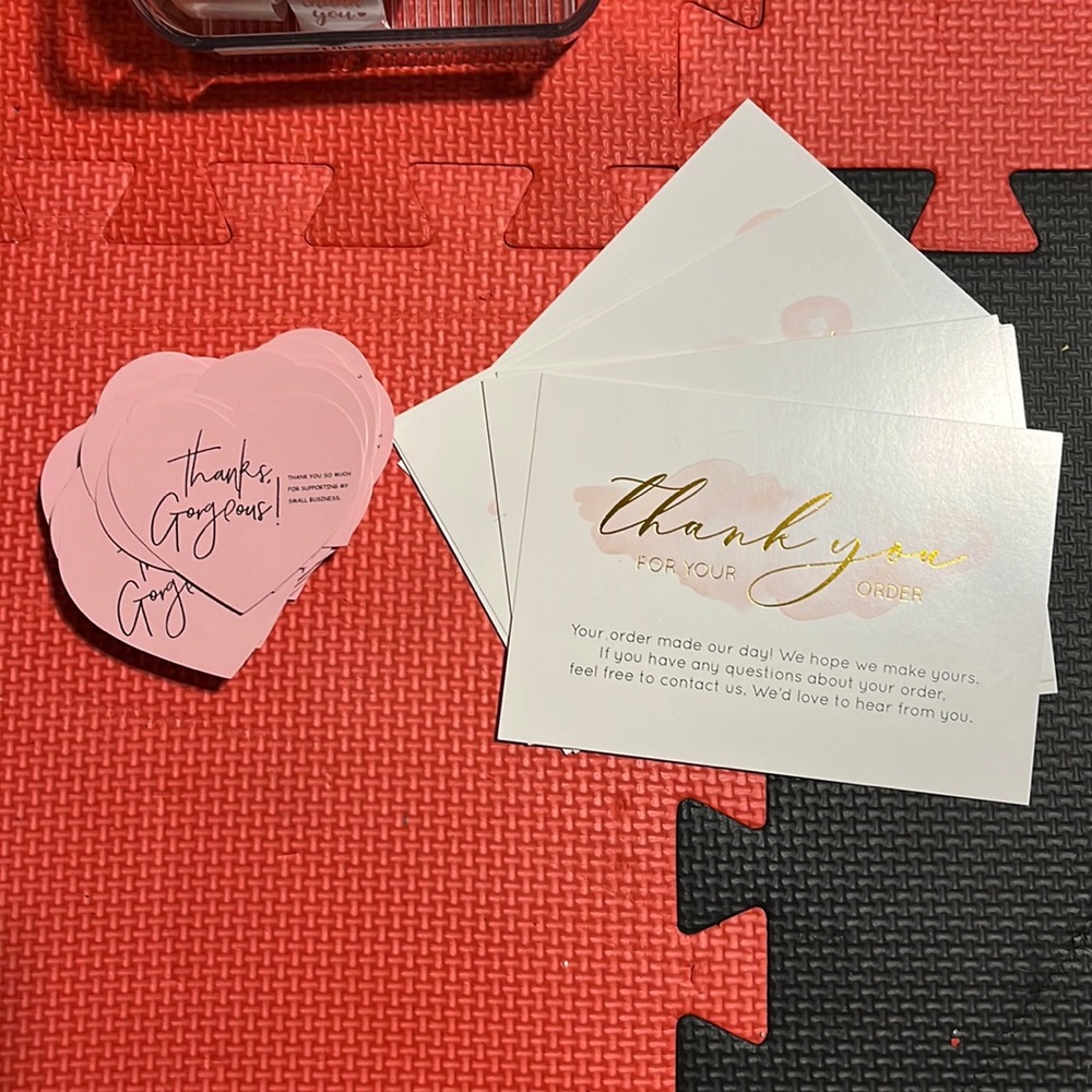 Thank you cards